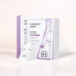 Mặt Nạ Colorkey Luminous B5 Màu Tím Hộp 10 Miếng - 6975326789363