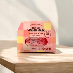 Mặt Nạ Banobagi Màu Hồng Stem Cell Vitamin Mask Whitening AC Care Hộp 10 Miếng - 8809486365311
