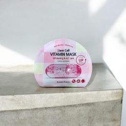 Mặt Nạ Banobagi Màu Hồng Stem Cell Vitamin Mask Whitening AC Care Hộp 10 Miếng - 8809486365311