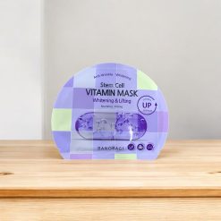Mặt Nạ Banobagi Màu Tím Stem Cell Vitamin Mask Whitening Lifting Hộp 10 Miếng - 8809486365298