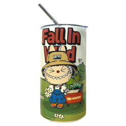 Ly Giữ Nhiệt Labubu 600ml Kèm Ống Hút 16x7.5x7.5cm - LGNLBB01