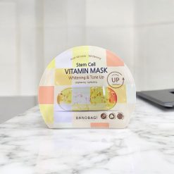 Mặt Nạ Banobagi Màu Vàng Stem Cell Vitamin Mask Whitening Tone Up Hộp 10 Miếng - 8809486365328