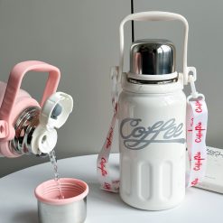 Bình Giữ Nhiệt Coffee Có Quai Đeo Xách 1200ml 24x10x10cm - BGNCC01