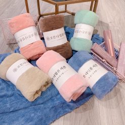 Khăn Tắm Xuất Hàn Quốc Nhiều Màu Size Lớn 70x140cm - KTHQ01