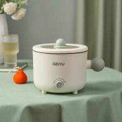 Nồi Lẩu Điện Mini 2 Tầng Đa Năng Kèm Giá Hấp Có Tay Cầm 1.8L 17.5x17.5x27cm - NLDMN2T