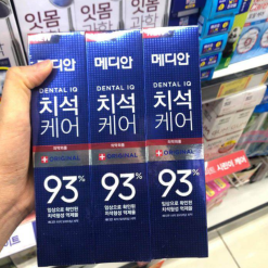 Kem Đánh Răng Median Màu Xanh Dương Dental IQ Tartar Toothpaste 93% Original 120g - 8806403146473