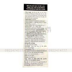 Bút Kẻ Mắt Karadium Waterproof Brush Liner Lâu Trôi Hàn Quốc - 8809464540297