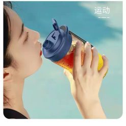 Máy Xay Sinh Tố Kèm Nắp Đậy 310ml 20x8.5cm - MXSTKND