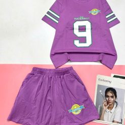 Đồ bộ quần đùi áo tay ngắn in số 7 - DBO5059