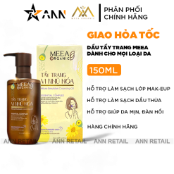 Dầu Tẩy Trang Meea Organic Vi Nhũ Hóa Micro Emulsion Cleaning Oil 150ml - NTTMO