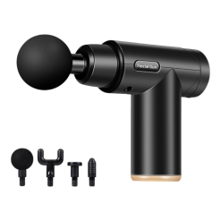 Súng Massage Cầm Tay 802 - Máy Mát Xa Toàn Thân 4 Đầu Rung - Sạc Pin 13x13x5cm - SMSCT