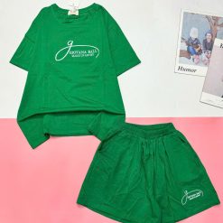 Đồ bộ quần đùi áo tay ngắn in chữ g kiểu - DBO5082