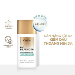 Kem Chống Nắng Loreal Paris Kiềm Dầu Thoáng Mịn Da Matte & Fresh With Airlicium SPF50+ PA++++ 50ml - 8994993014705