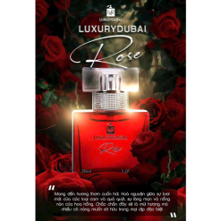Nước Hoa Luxury Dubai Rose 30ml Mùi Nữ - NHLXRDR