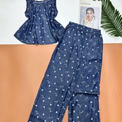 Đồ bộ quần dài ba lỗ có nhún thun - DBO5094