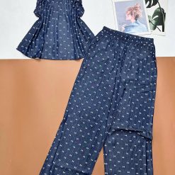 Đồ bộ quần dài ba lỗ có nhún thun - DBO5094