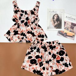 Đồ bộ quần đùi áo bao lỗ in nhiều họa tiết - DBO5095