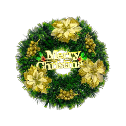 Vòng Nguyệt Quế Noel Trang Trí Tường Cửa Giáng Sinh 6 Mẫu Loại Đẹp Size 38cm - VHNQ02