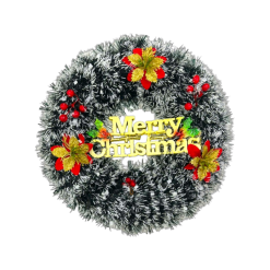 Vòng Nguyệt Quế Noel Trang Trí Tường Cửa Giáng Sinh 6 Mẫu Loại Đẹp Size 38cm - VHNQ02