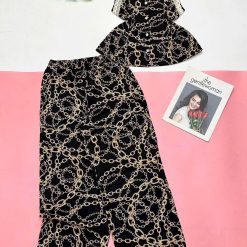 Đồ bộ quần dài áo sát nách ren nhiều họa tiết - DBO5123