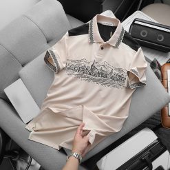 Áo Thun Nam Cổ Bẻ Pack Horse Họa Tiết Ngôi Làng Cổ Điển (Có Size 3x) - CS234