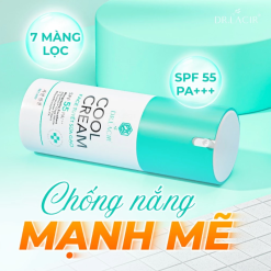 Kem Chống Nắng Dr Lacir Cool Cream Face Tuyết Sữa Gạo Dưỡng Trắng Da Ban Ngày 50g - 8938528007473
