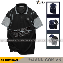 Áo Thun Nam Cổ Bẻ Pack Horse Logo Thêu Nổi In Chữ Holy Trinity (Có Size 3x) - CS235