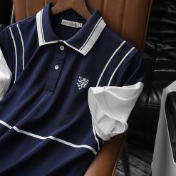 Áo Thun Nam Cổ Bẻ Pack Horse Logo Thêu Nổi In Chữ Holy Trinity (Có Size 3x) - CS235