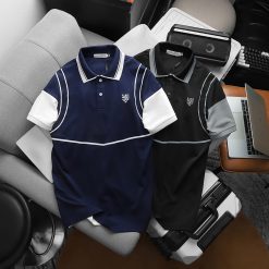 Áo Thun Nam Cổ Bẻ Pack Horse Logo Thêu Nổi In Chữ Holy Trinity (Có Size 3x) - CS235