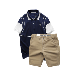 Set Bộ Nam Áo Thun Polo Pack Horse Logo Thêu Nổi In Chữ Trinity + Quần Short Kaki Cao Cấp - SBN128