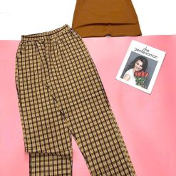 Đồ bộ quần dài mango áo thun tay ngắn in chữ - DBO5130