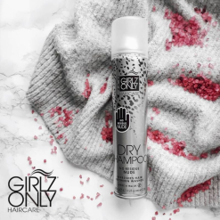 Dầu Gội Khô Girlz Only Màu Xám 200ml - Dầu Gội Khô Cho Da Đầu Nhạy Cảm - DGKGOMX