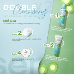 Sữa Rửa Mặt Senz Aqua Boost Cleansing Gel Chiết Xuất Khổ Qua 150ml - Sữa Rửa Mặt Cho Da Dầu Mụn - SRMSKQ