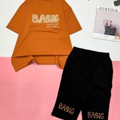 Đồ bộ quần lửng áo tay ngắn in nhiều BASIC - DBO5159