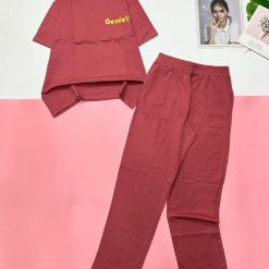 Đồ bộ quần dài áo tay ngắn in chữ - DBO5160