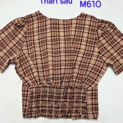 Đồ bộ áo tay ngắn phối cổ ren - DBO5164