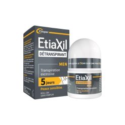 Lăn Khử Mùi EtiaXil Men Màu Xám 15ml - Dành Cho Nam - 3614810005581