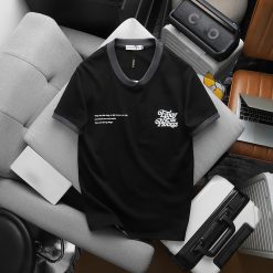 Áo Thun Nam Cổ Tròn Pack Horse In Nổi Chữ Enjoy The Process (Có Size 3x) - AB523