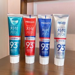 Kem Đánh Răng Median Màu Xanh Ngọc Dental IQ 93% Tartar Protection Toothpaste Gum 120g - 8809585101445