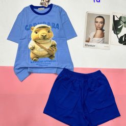 Đồ bộ quần đùi áo tay ngắn in hình capypara - DBO5167