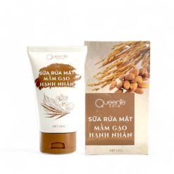 Sữa Rửa Mặt Mầm Gạo Hạnh Nhân Queenie Skin 120g Phiên Bản Mới - 8938513314470