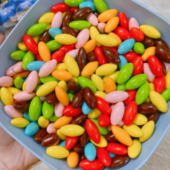 Hộp Kẹo Nhộng Socola Bát Giác 300G Hộp Quà Tết 2026 - KNSHBG300