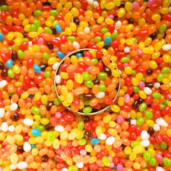 Hộp Kẹo Bi Trái Cây Hộp Bát Giác 300G Hộp Quà Tết 2026 - KBTCHBG300