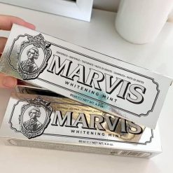 Kem Đánh Răng Marvis Whitening Mint Màu Bạc 85ml - 8004395111718