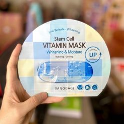 Mặt Nạ Banobagi Màu Xanh Biển Vitamin Mask Whitening & Moisture Hộp 10 Miếng - 8809486365403