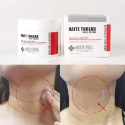 Kem Dưỡng Giảm Nhăn Vùng Cổ Medipeel Collagen Naite Thread Neck Cream 100ml - Hàng Xách Tay - 8809409345550