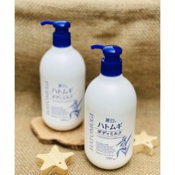 Sữa Dưỡng Thể Ý Dĩ Reihaku Hatomugi Body Milk Ban Đêm 400ml - 4513574029606