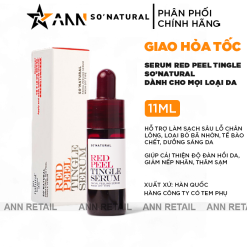 Serum Peel Da So Natural Red Peel Tingle Hàn Quốc Mini 11ml - 8809263878508