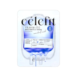 Mặt Nạ Celefit Mask Vitamin B5 Màu Xanh Dương Hỗ Trợ Cấp Ẩm Làm Dịu Da Hộp 10 Miếng - 8809497562563