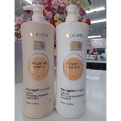 Combo Gội Xả Olexrs Argan Oil Essence Màu Cam 500ml - Phiên Bản Mới 2024 - CBGXOMC